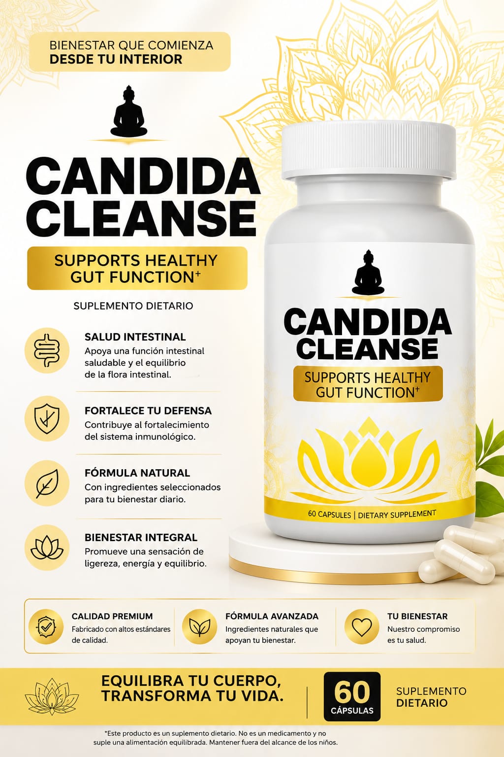 Candida Cleanse Desintoxicante