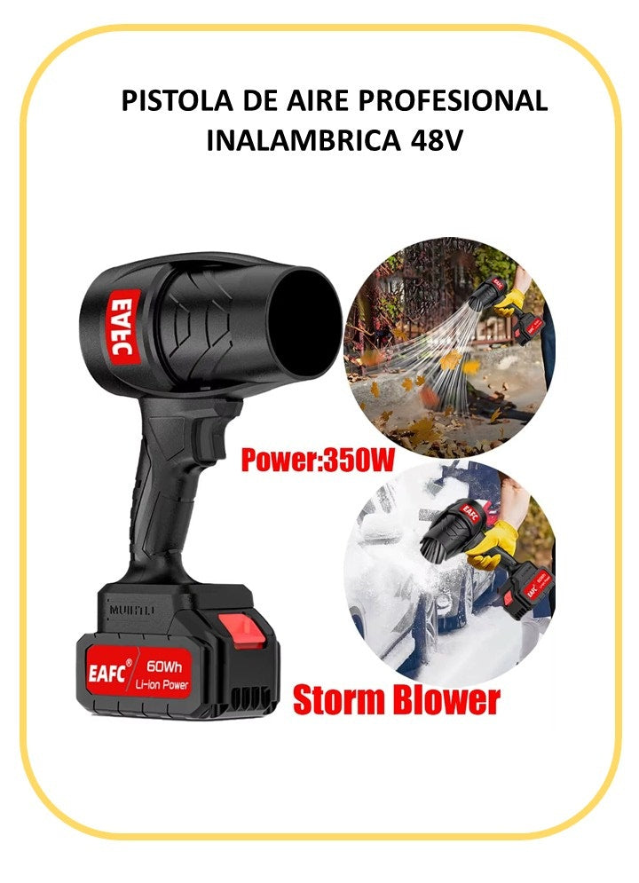 PISTOLA DE AIRE PROFESIONAL INALAMBRICA 48V