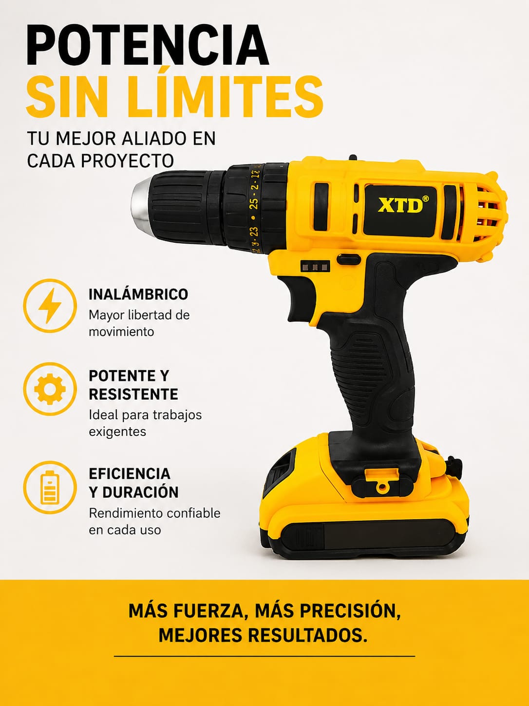 TALADRO INALÁMBRICO 120 VF