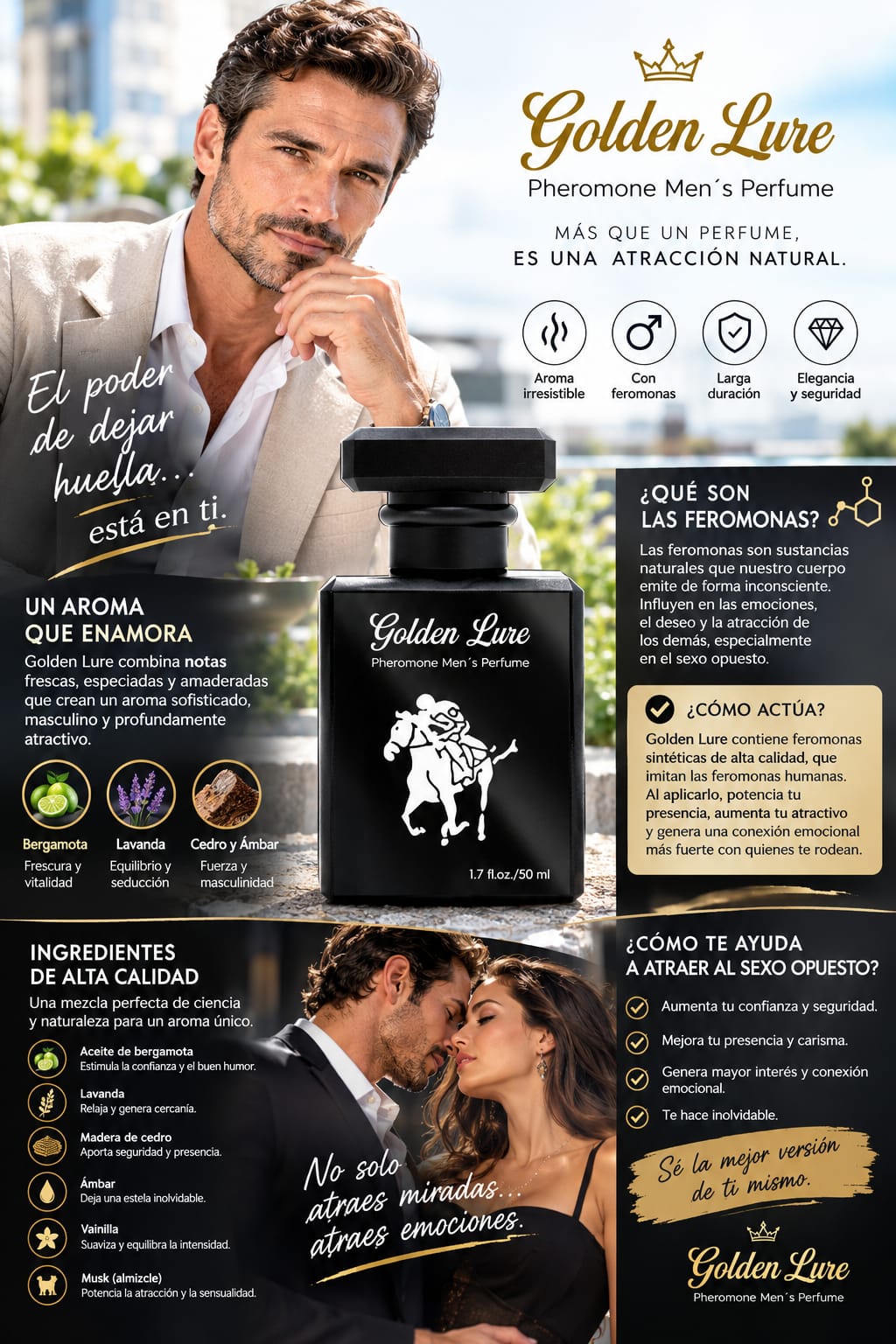 PERFUME MASCULINO CON FEROMONAS