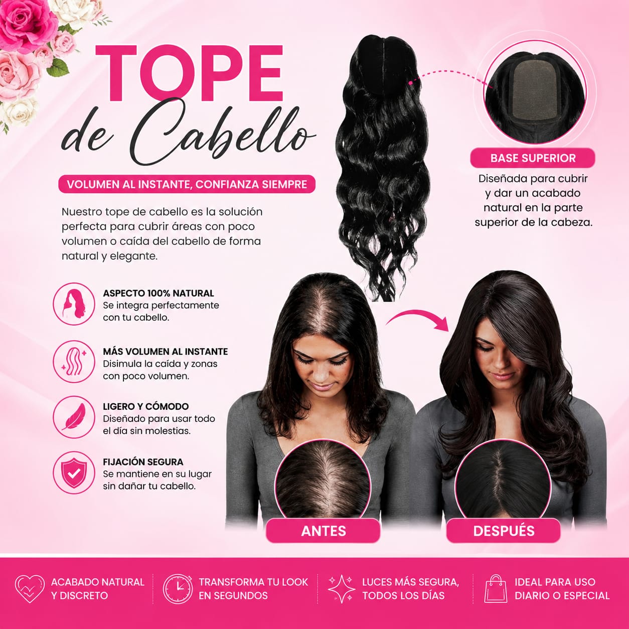 Extensiones de Cabello semi-natural