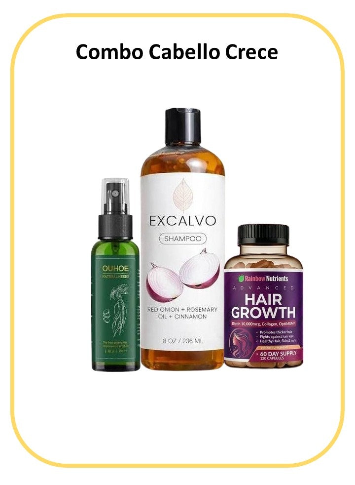 Combo Cabello Crece para Dama