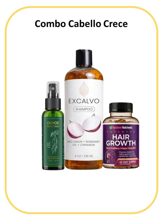 Combo Cabello Crece para Dama
