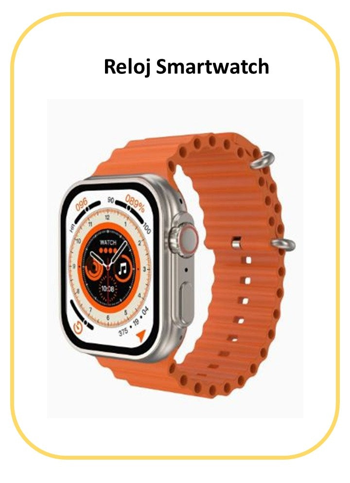 Reloj Smartwatch S8 Color Naranja